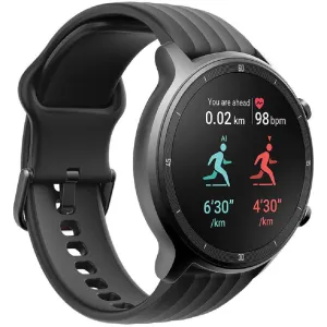 Ryze Flex Smart Watch - Dark Grey with Black Strap