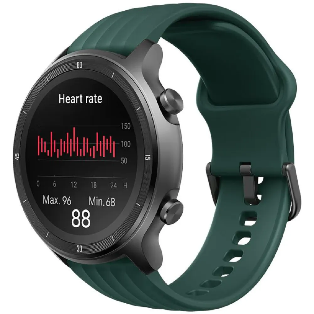 Ryze Flex Smart Watch - Dark Grey with Black Strap