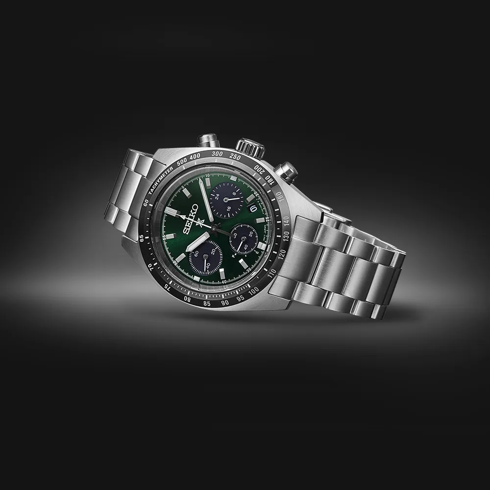 Seiko Prospex Solar Chronograph Green Speedtimer SSC933P