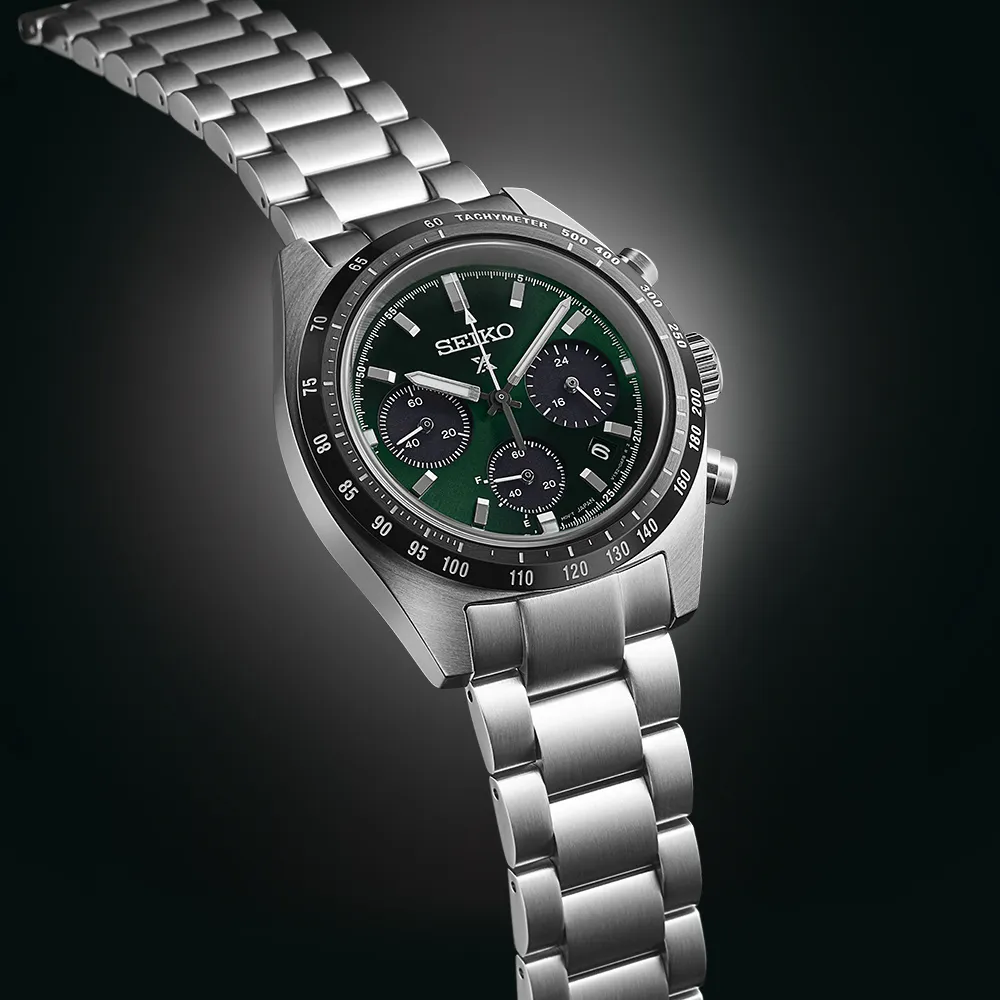 Seiko Prospex Solar Chronograph Green Speedtimer SSC933P