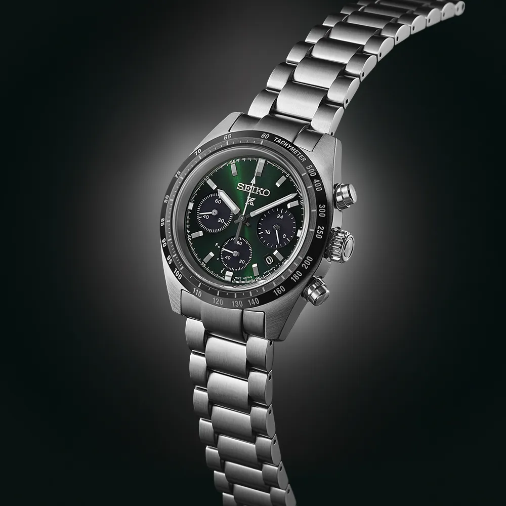Seiko Prospex Solar Chronograph Green Speedtimer SSC933P