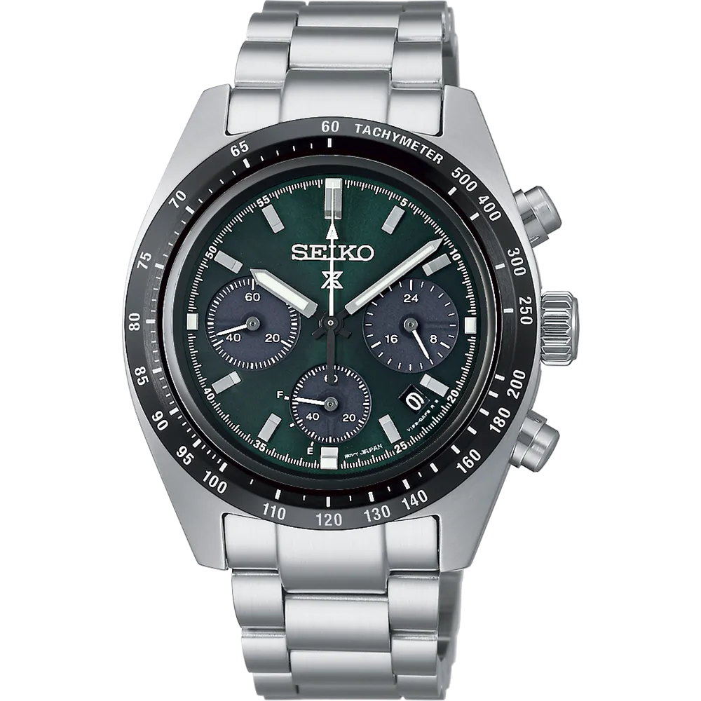 Seiko Prospex Solar Chronograph Green Speedtimer SSC933P