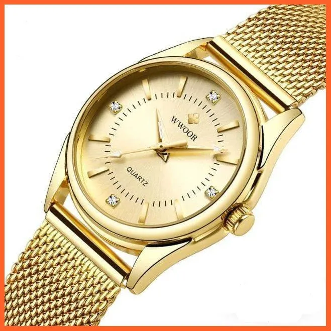 Small Watch Women Luxury Brand Everyday Dress Bracelet Watches Silver Stainless Steel Diamond Wrist Watch For Women Wristwatches