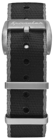 Spinnaker Seat Belt Nylon Grey/black strap 22mm