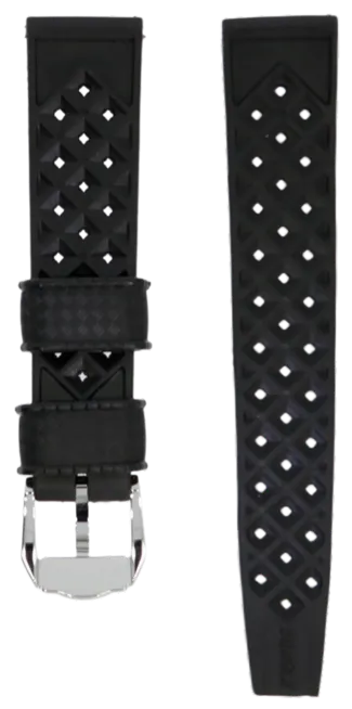 Squale Homage Tropic Rubber Strap Polished 20mm