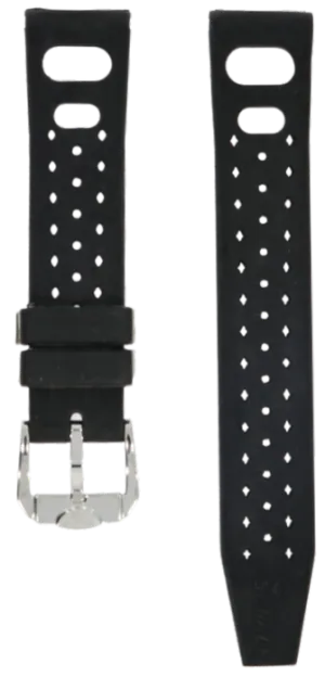 Squale Tropic Rubber Strap Polished 20mm