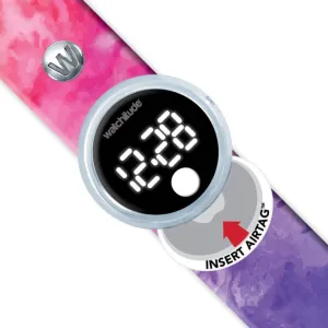 Tag'd Trackable Air Tag Watch - Rainbow Tie Dye