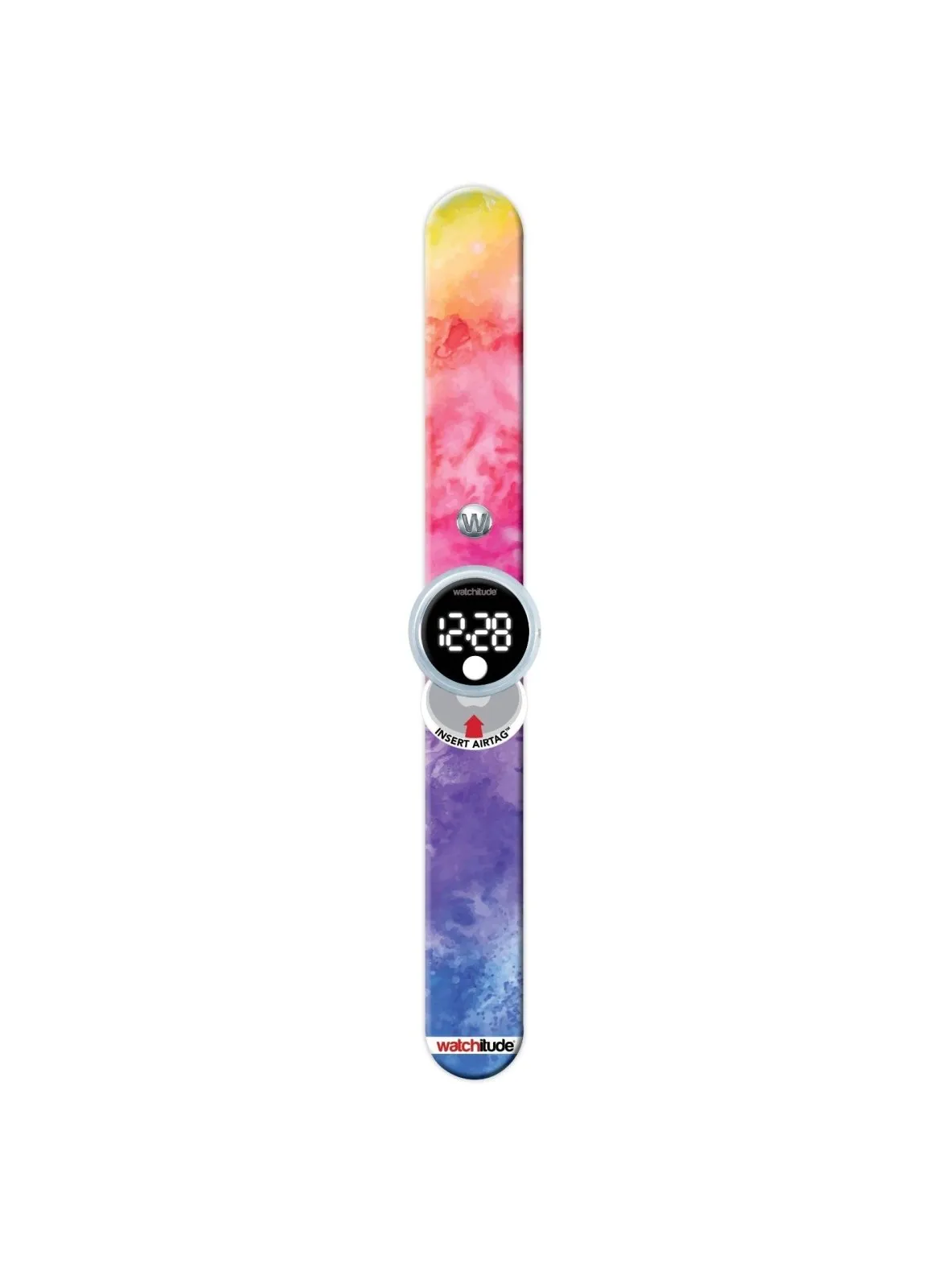 Tag'd Trackable Air Tag Watch - Rainbow Tie Dye