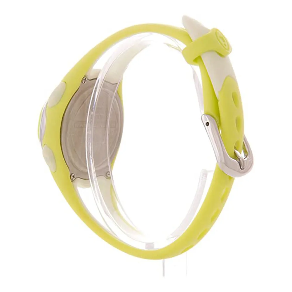 Timex Womens Ironman Silver Dial Sleek Mid-Size Lime Resin Strap Watch - T5K656