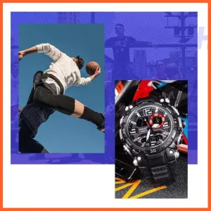 Top Luxury Watches Men Dual Display Watch | Waterproof Sports Led Wristwatch Mens Military Army Watch