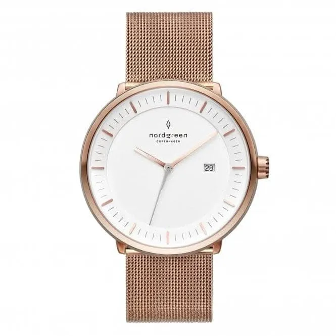 Unisex Philosopher Mesh Rose Gold 40mm Watch PH40RGMEROXX