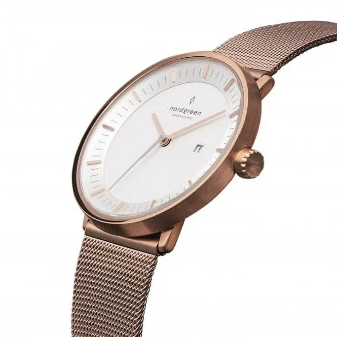 Unisex Philosopher Mesh Rose Gold 40mm Watch PH40RGMEROXX