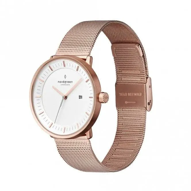 Unisex Philosopher Mesh Rose Gold 40mm Watch PH40RGMEROXX