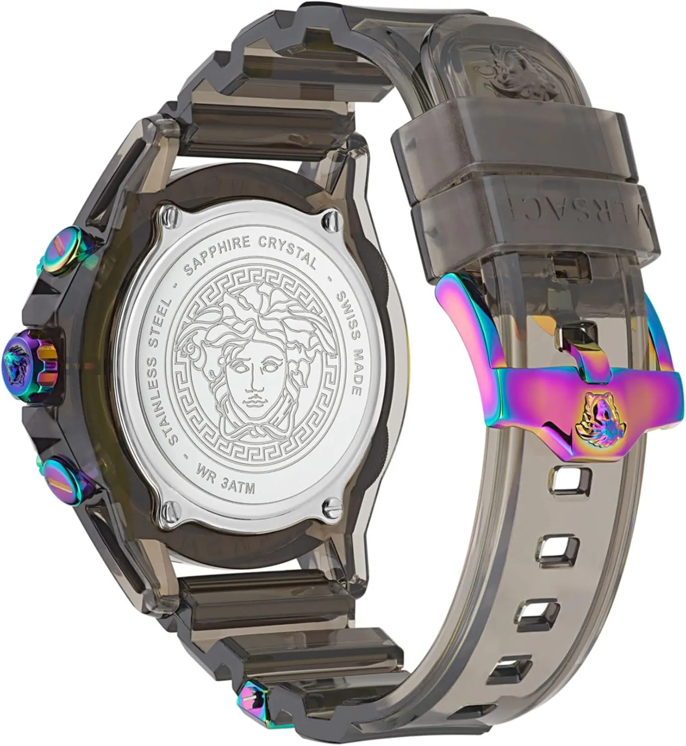Versace Icon Active Collection Luxury Mens Watch Timepiece