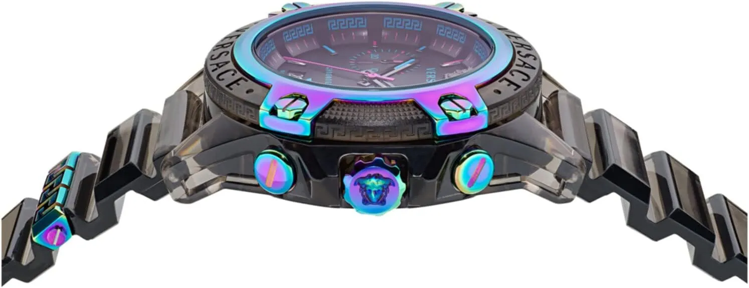 Versace Icon Active Collection Luxury Mens Watch Timepiece
