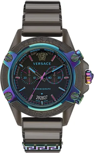Versace Icon Active Collection Luxury Mens Watch Timepiece