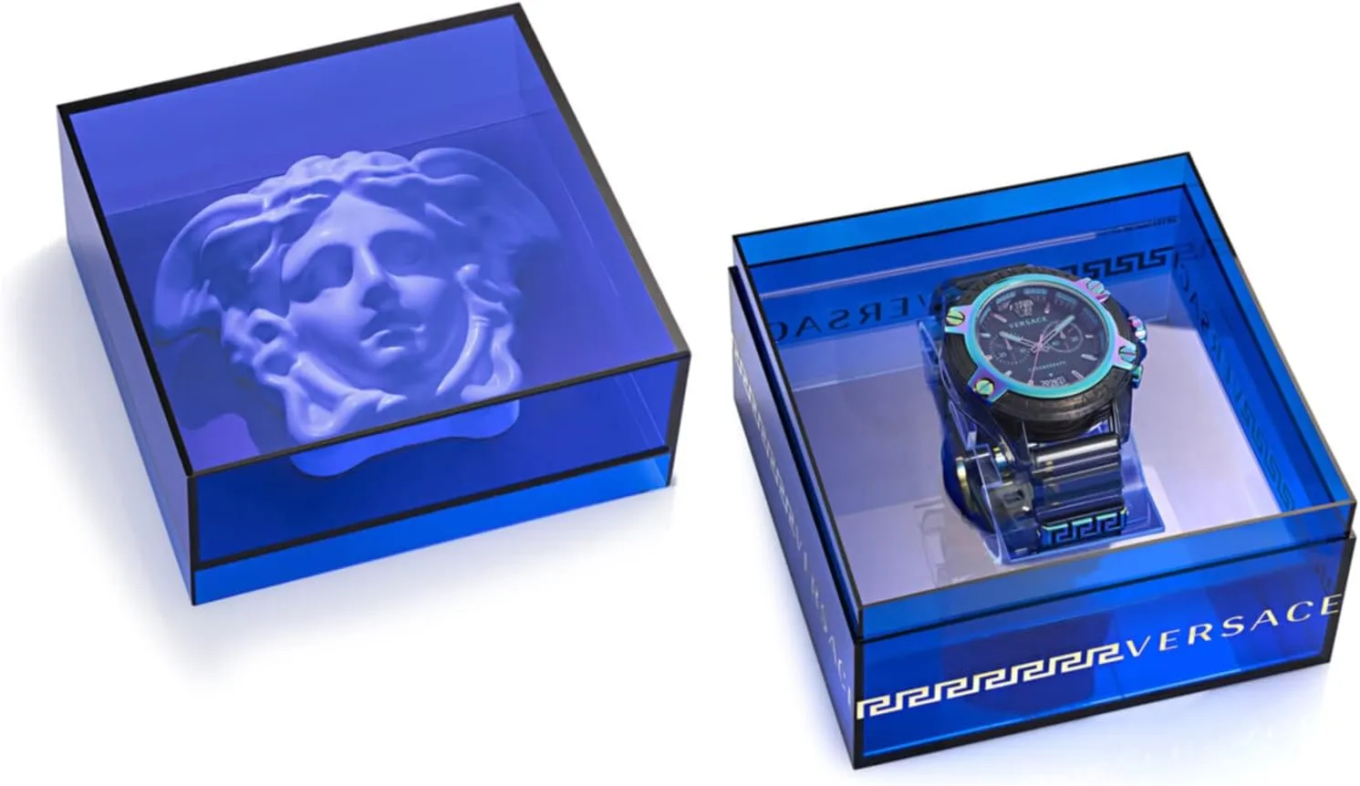 Versace Icon Active Collection Luxury Mens Watch Timepiece