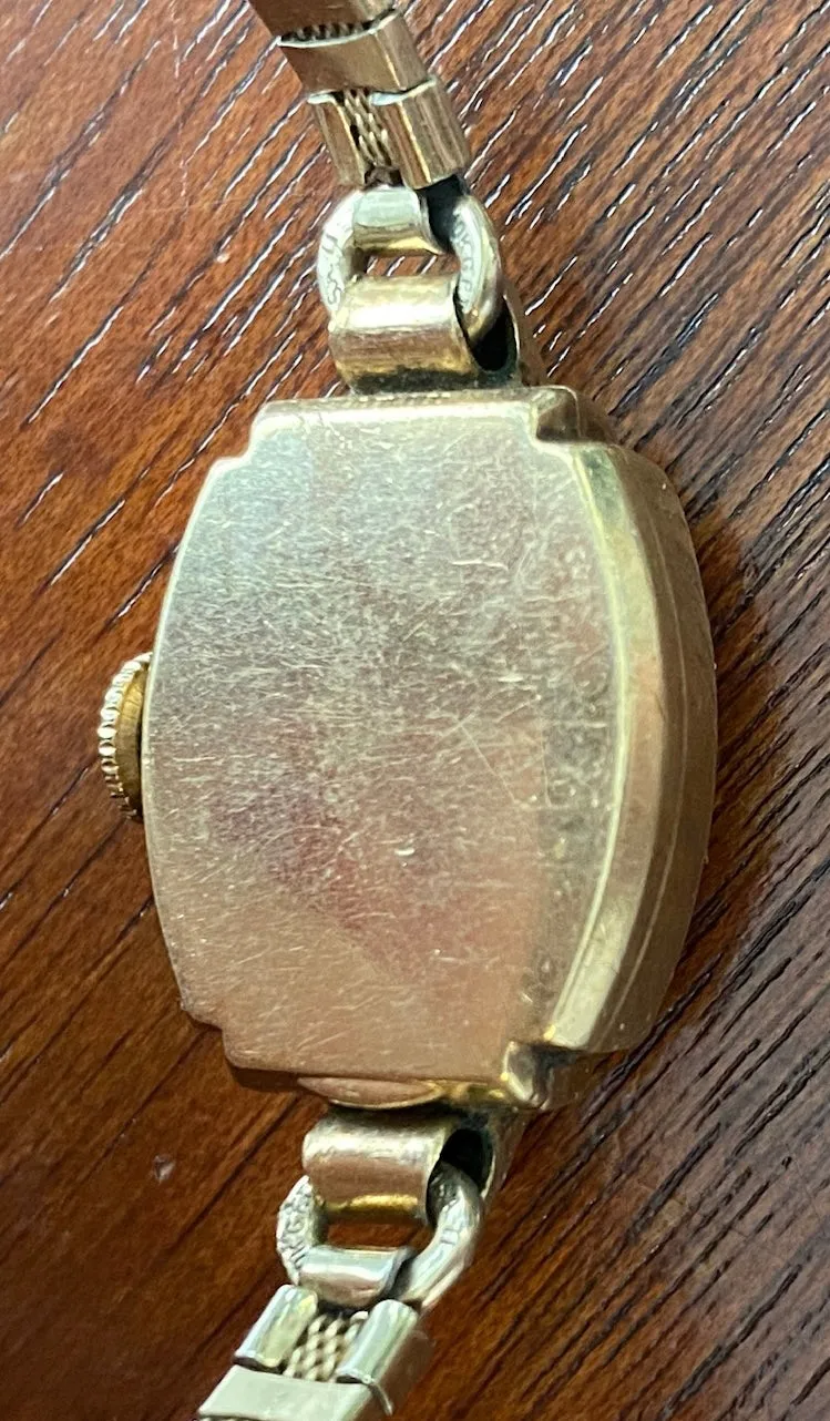Vintage 10k Gold Filled Boulevard Woman's Wristwatch Manual Wind