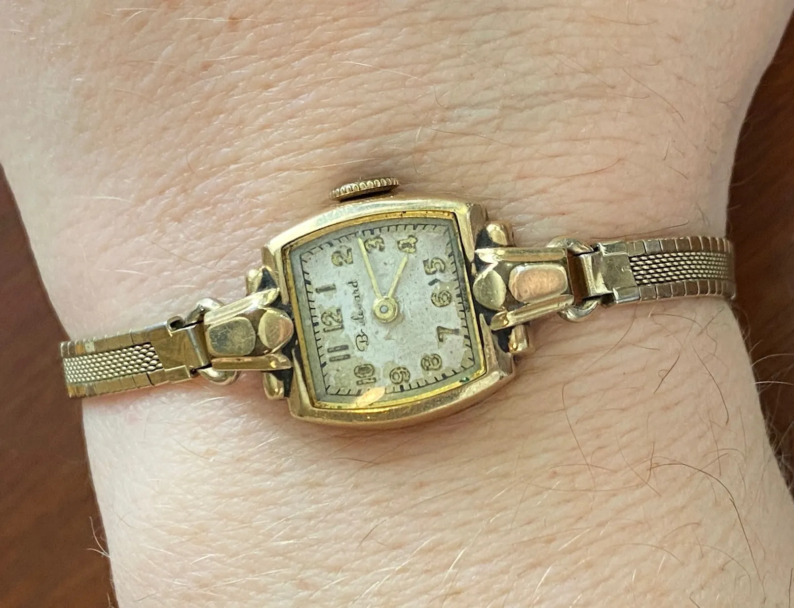 Vintage 10k Gold Filled Boulevard Woman's Wristwatch Manual Wind