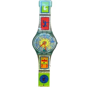 Vintage 1996 Gents Swatch Watch - GG140 'CHEICK NADRO'