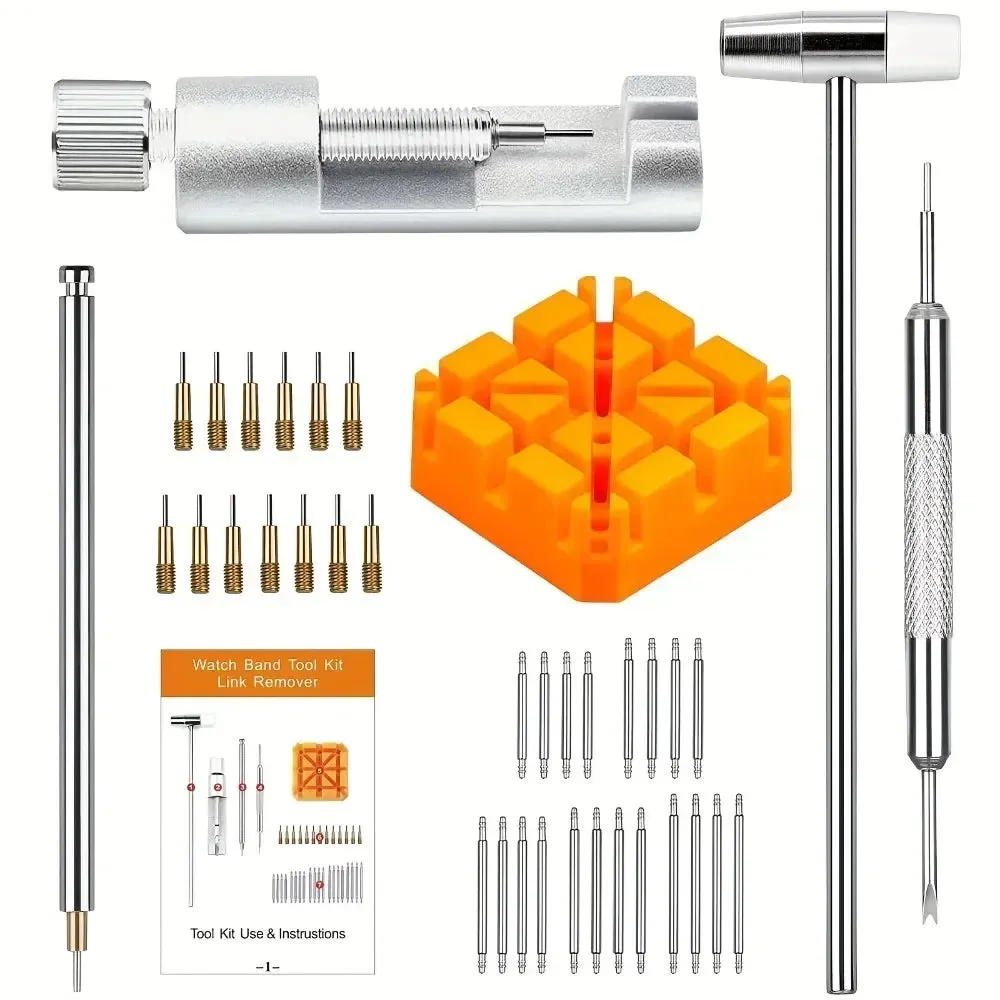 Watch Repair Tool Set Watch Link Band Slit Strap Bracelet Chain Pin Remover