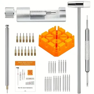 Watch Repair Tool Set Watch Link Band Slit Strap Bracelet Chain Pin Remover
