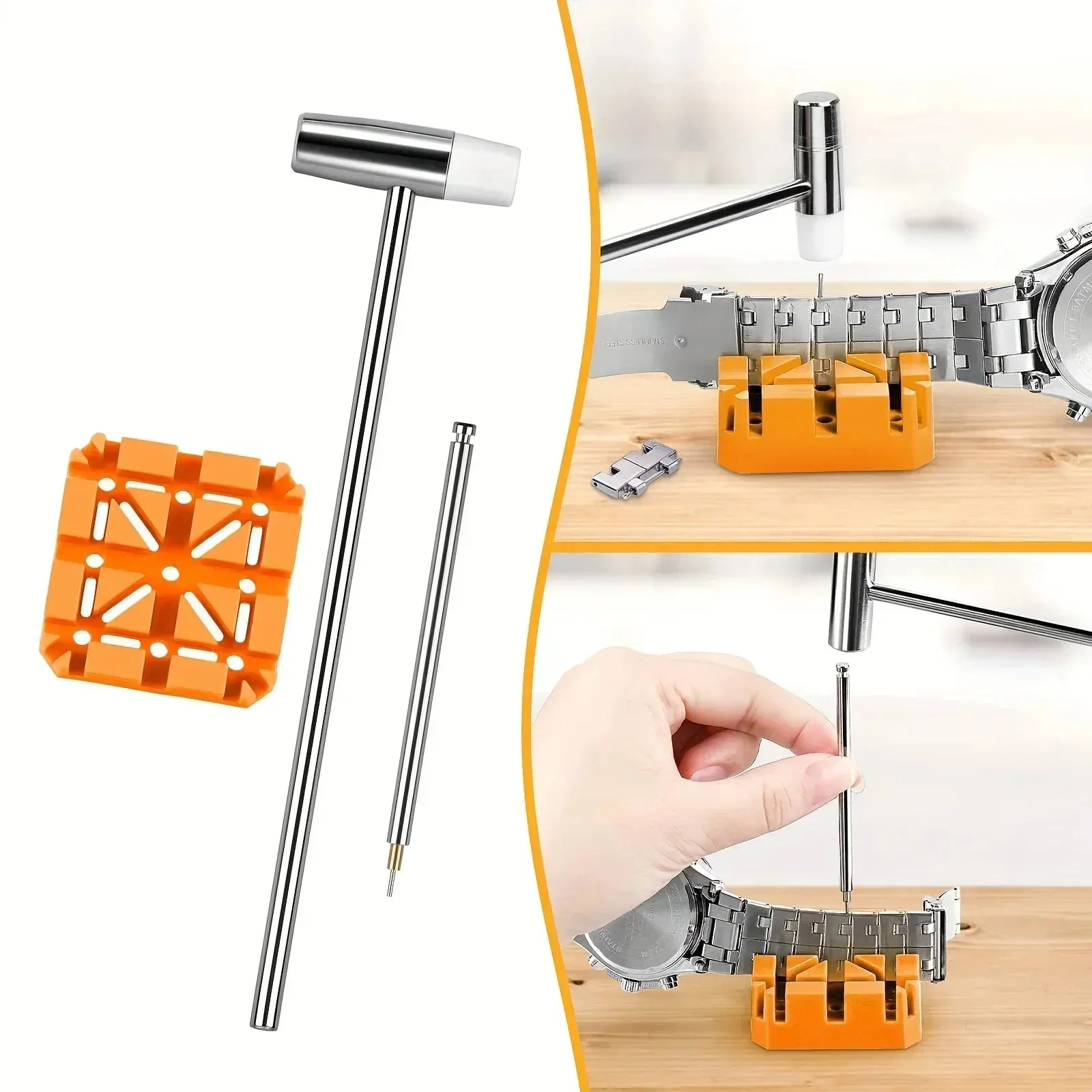 Watch Repair Tool Set Watch Link Band Slit Strap Bracelet Chain Pin Remover