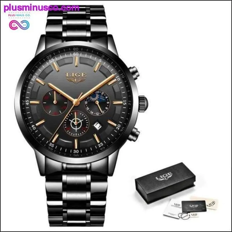 Waterproof Stainless Steel Luxury Sport Watch for Men