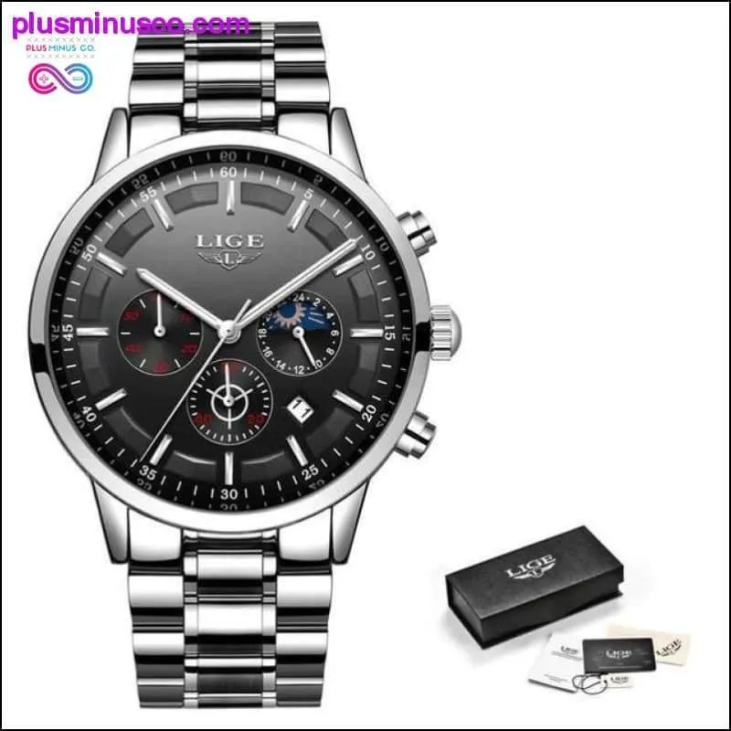 Waterproof Stainless Steel Luxury Sport Watch for Men