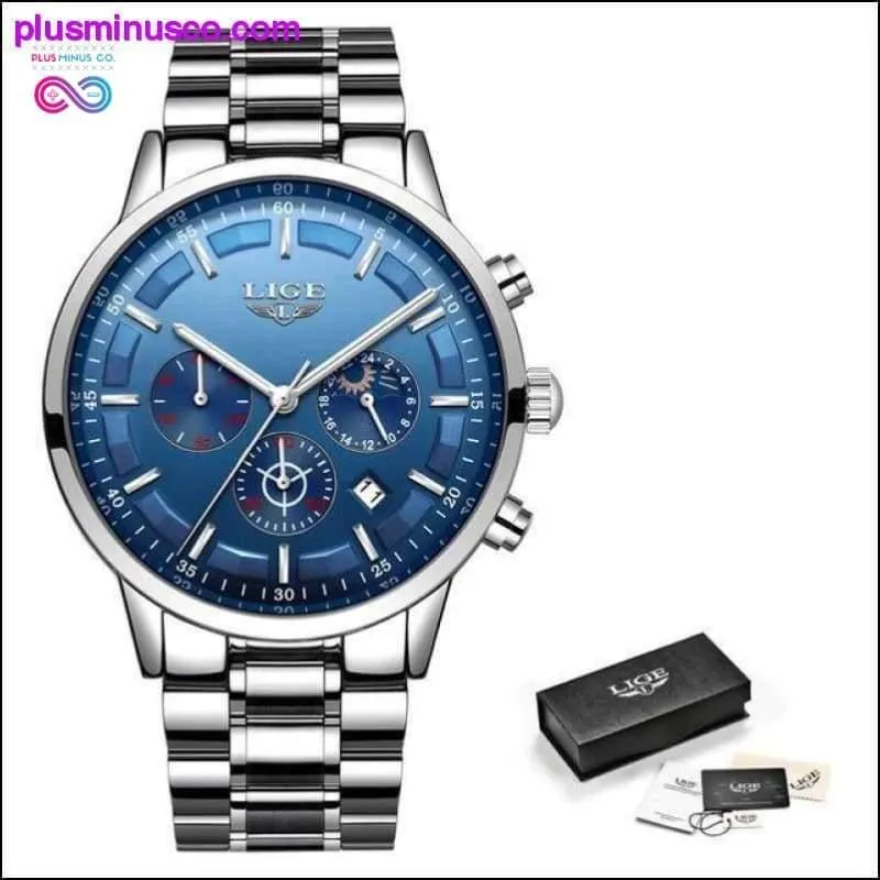 Waterproof Stainless Steel Luxury Sport Watch for Men