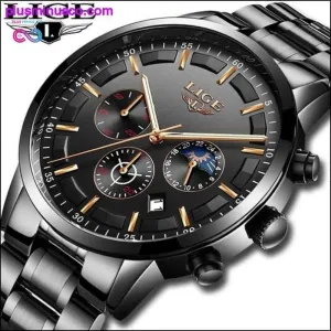 Waterproof Stainless Steel Luxury Sport Watch for Men