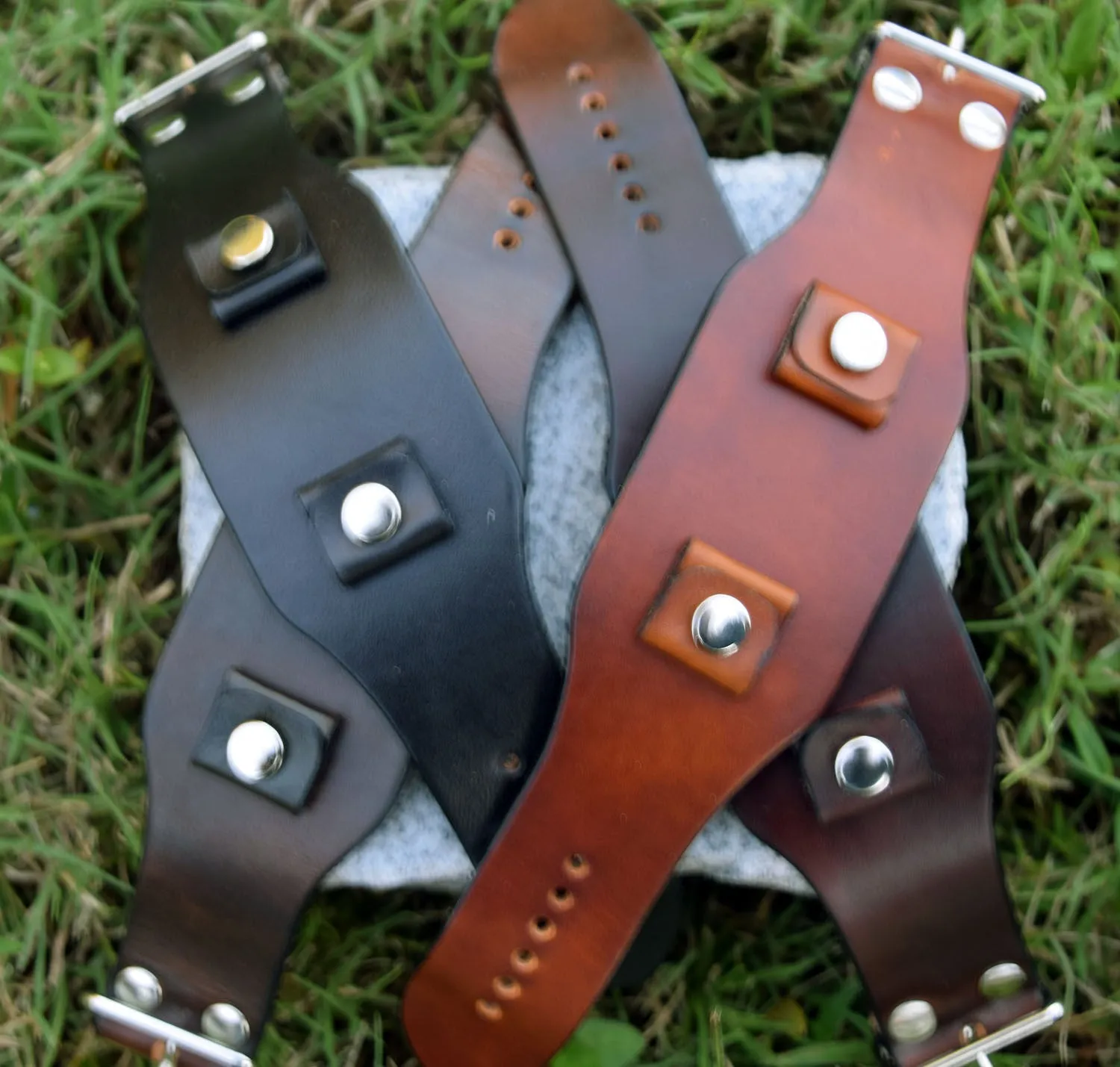 Wide Leather Watch Straps | 2 Inch