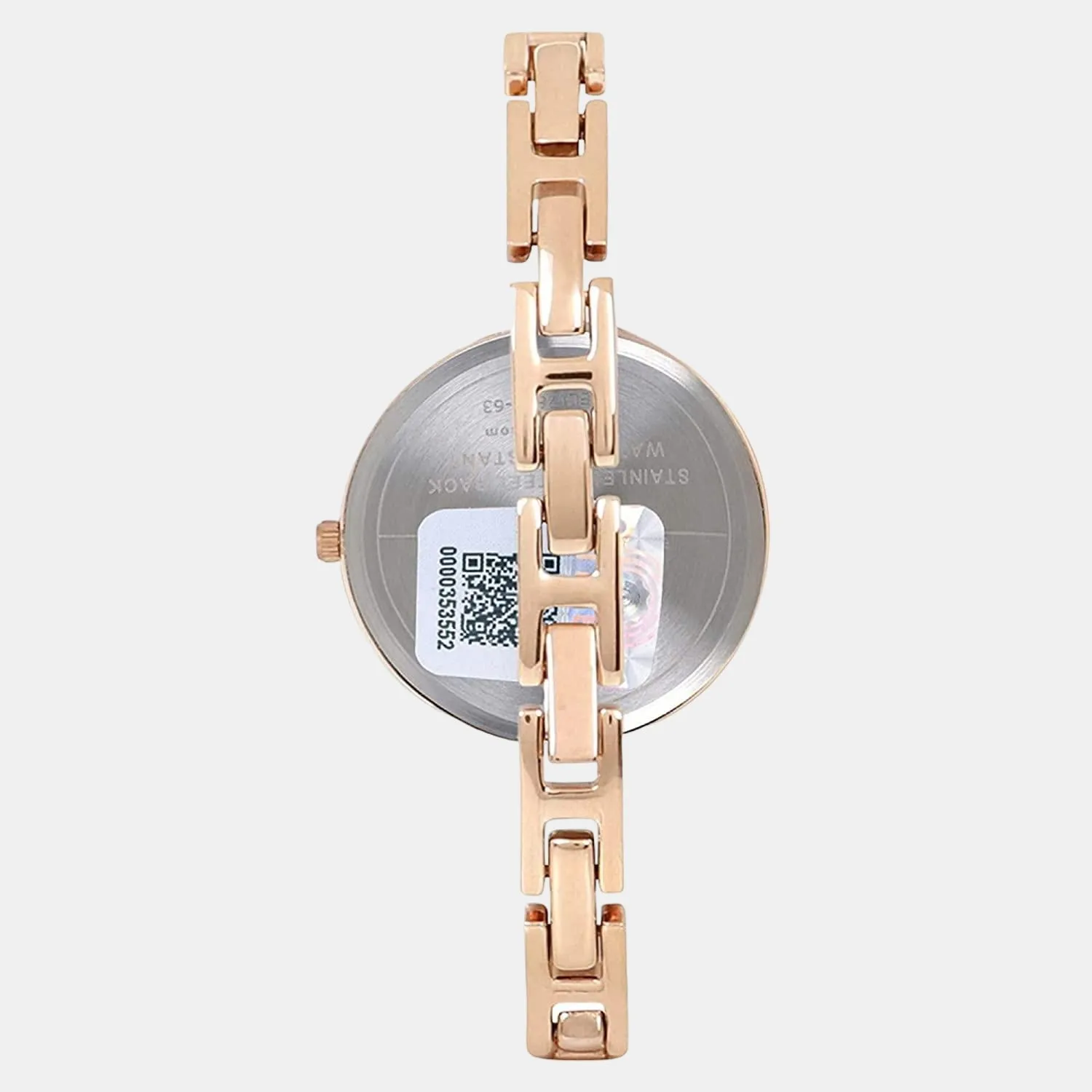 Women's Black Analog Stainless Steel Watch TWEL12805
