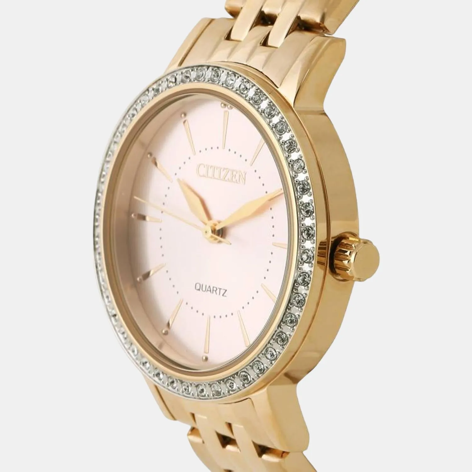 Women's White Analog Stainless Steel Watch EL3042-84A