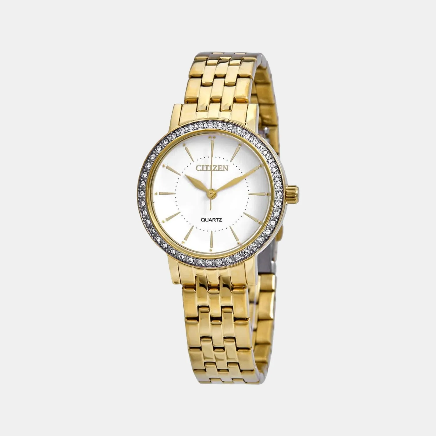 Women's White Analog Stainless Steel Watch EL3042-84A