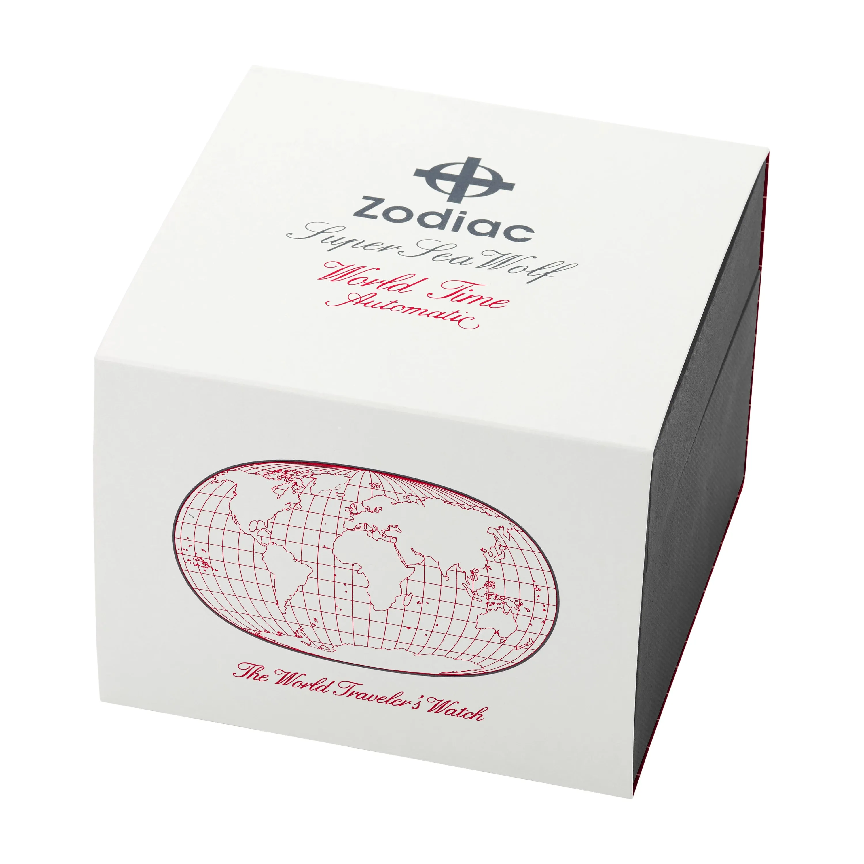 Zodiac Super Sea Wolf GMT World Time Silver